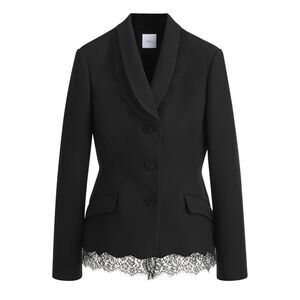 Christian Dior Women Bar Jacket In Wool, Silk And Lace